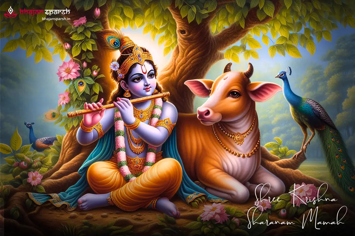 Shree Krishna Sharanam Mamah (શ્રી કૃષ્ણઃ શરણં મમ:)